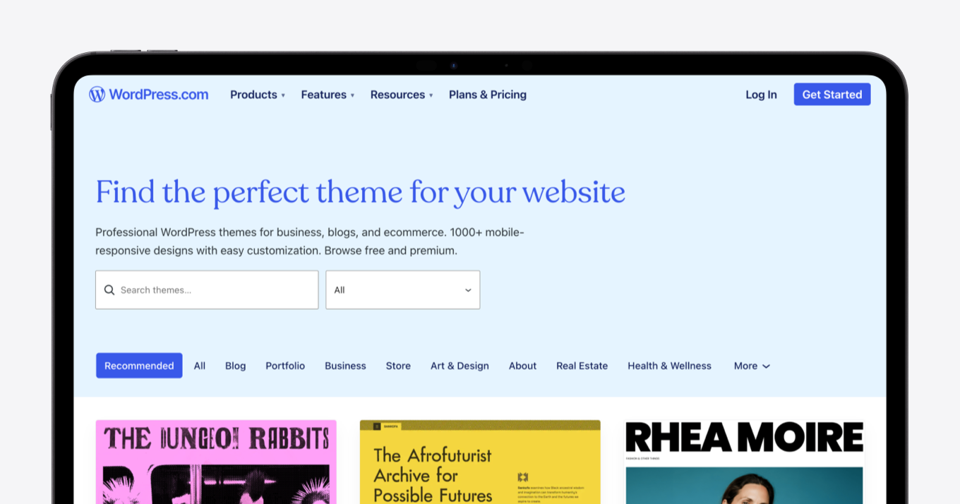 WordPress customization for writers