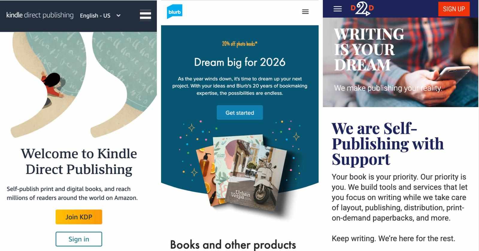 Steps to publish on Amazon Kindle Direct Publishing