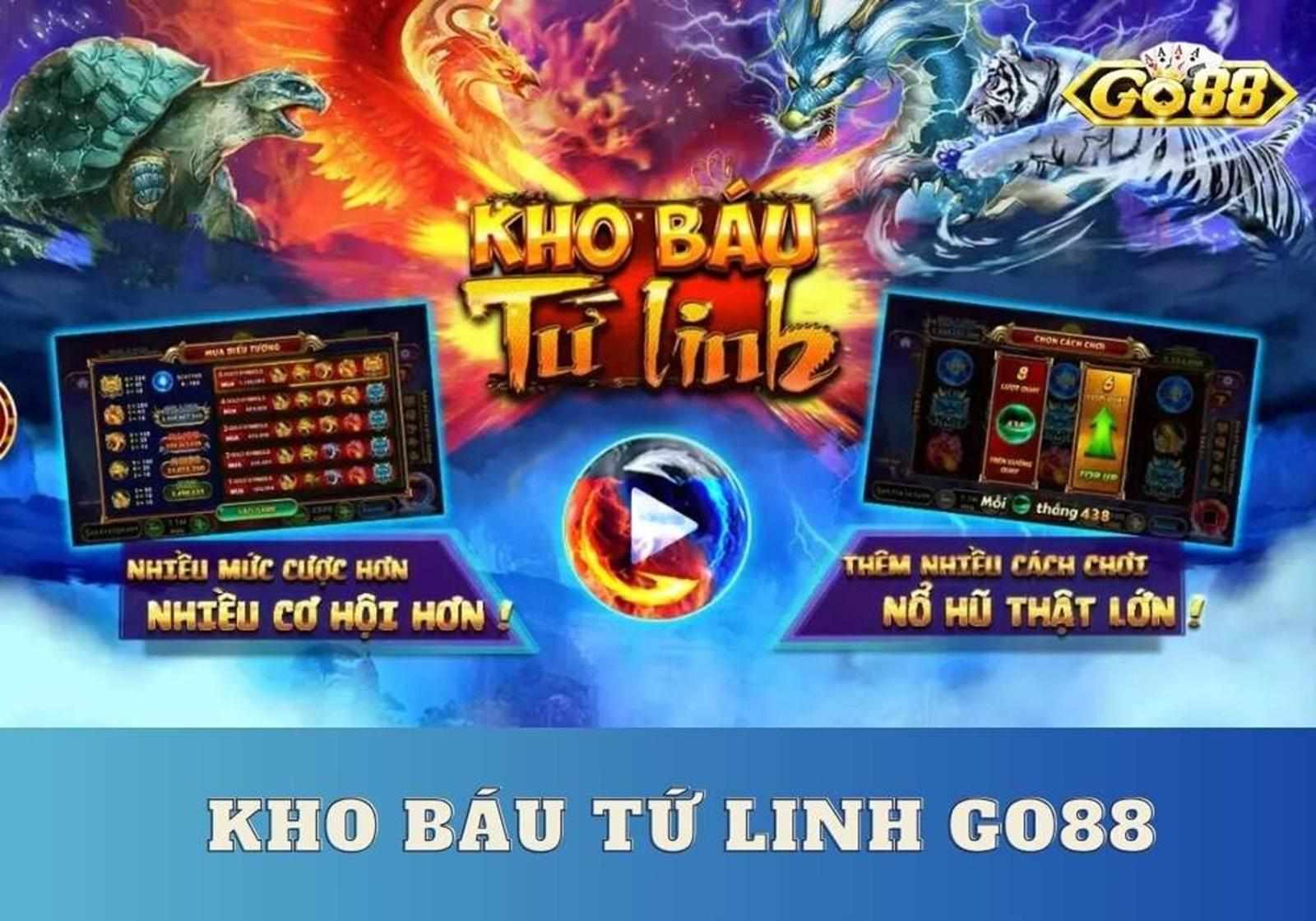 Trải nghiệm kho báu tứ linh go88 qua góc nhìn người chơi
