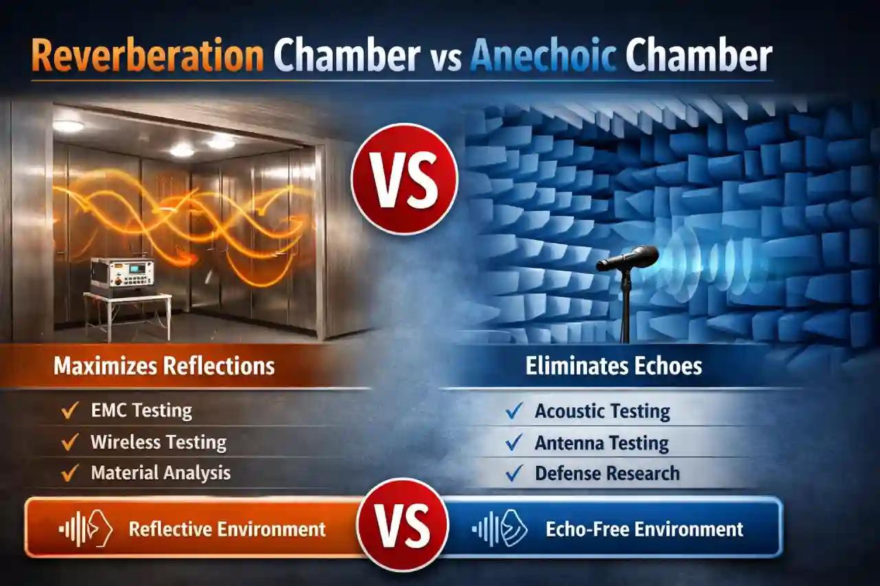Reverberation Chamber vs Anechoic Chamber – Understanding the Core Differences