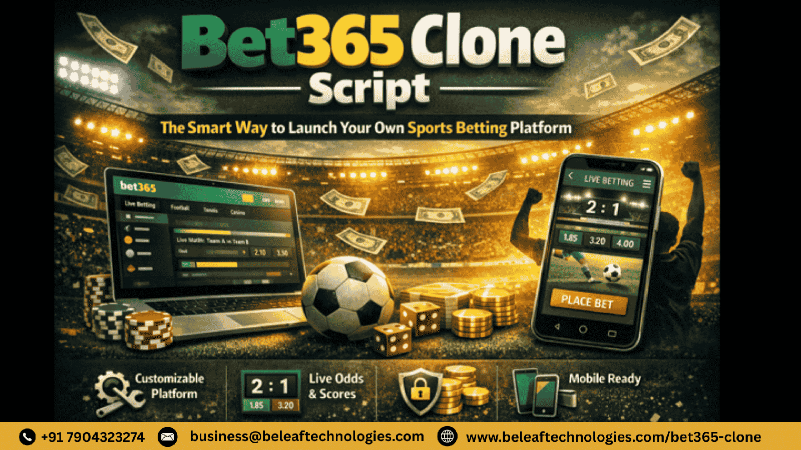 Bet365 Clone Script: The Smart Way to Launch Your Own Sports Betting Platform