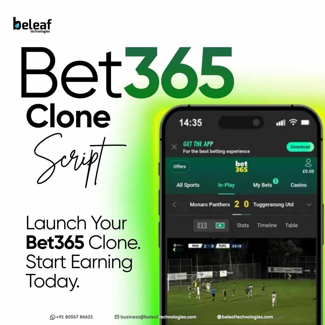 Launch Your Bet365 Clone. Start Earning Today.