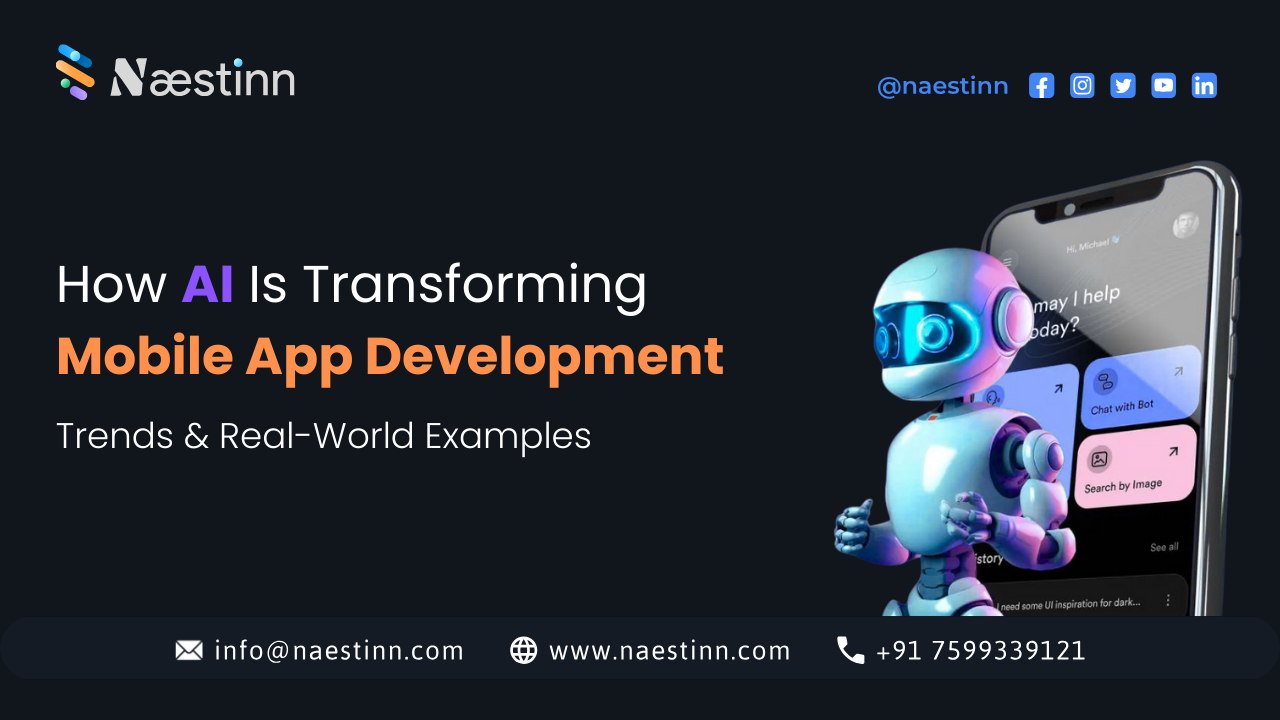 How AI Is Transforming Mobile App Development: Trends & Real-World Examples