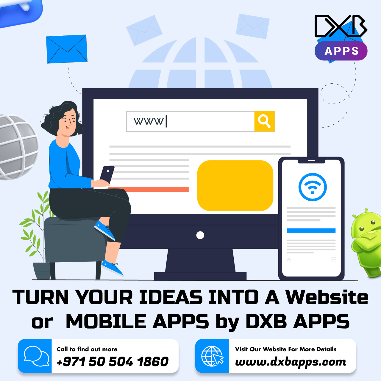 Get trusted mobile application development Abu Dhabi solutions by DXB APPS