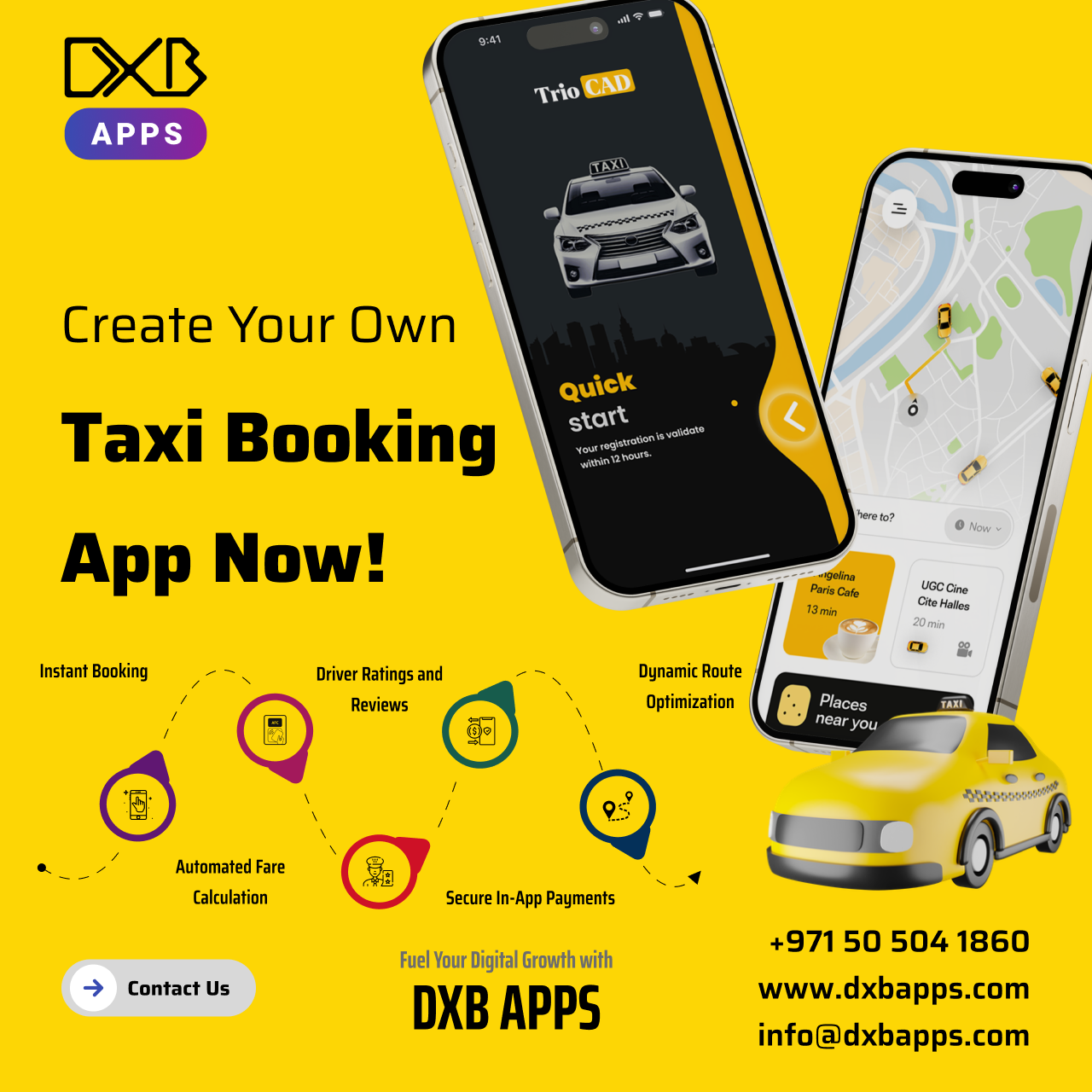 DXB APPS offers top mobile app development Abu Dhabi services by expert
