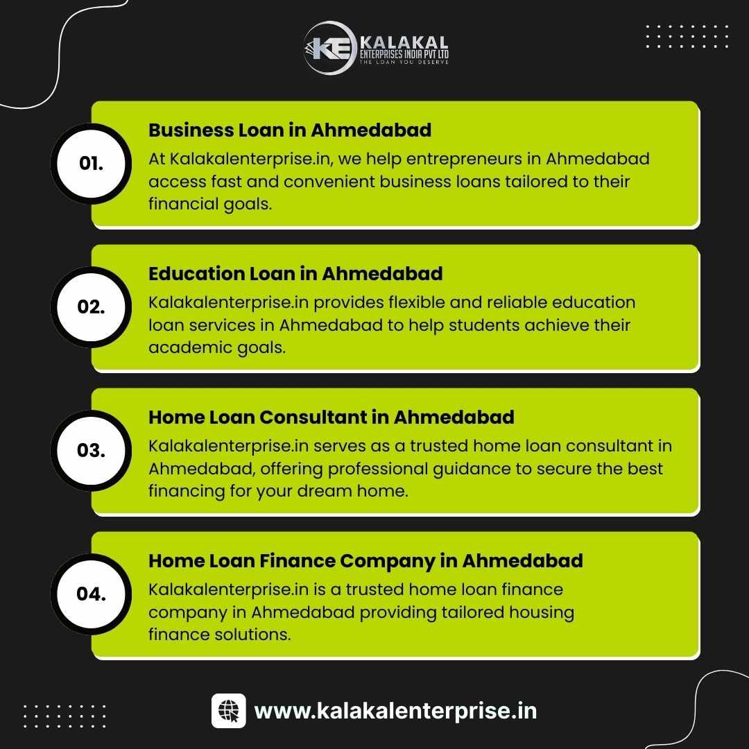 Trusted Home Loan Finance Company Ahmedabad | Kalakalenterprise.in
