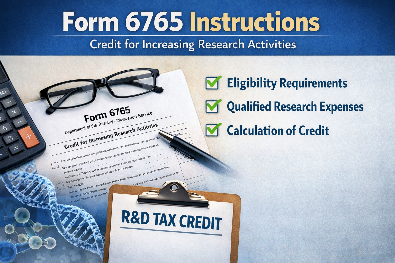 Confused by Form 6765? Clear R&D Credit Solution Today