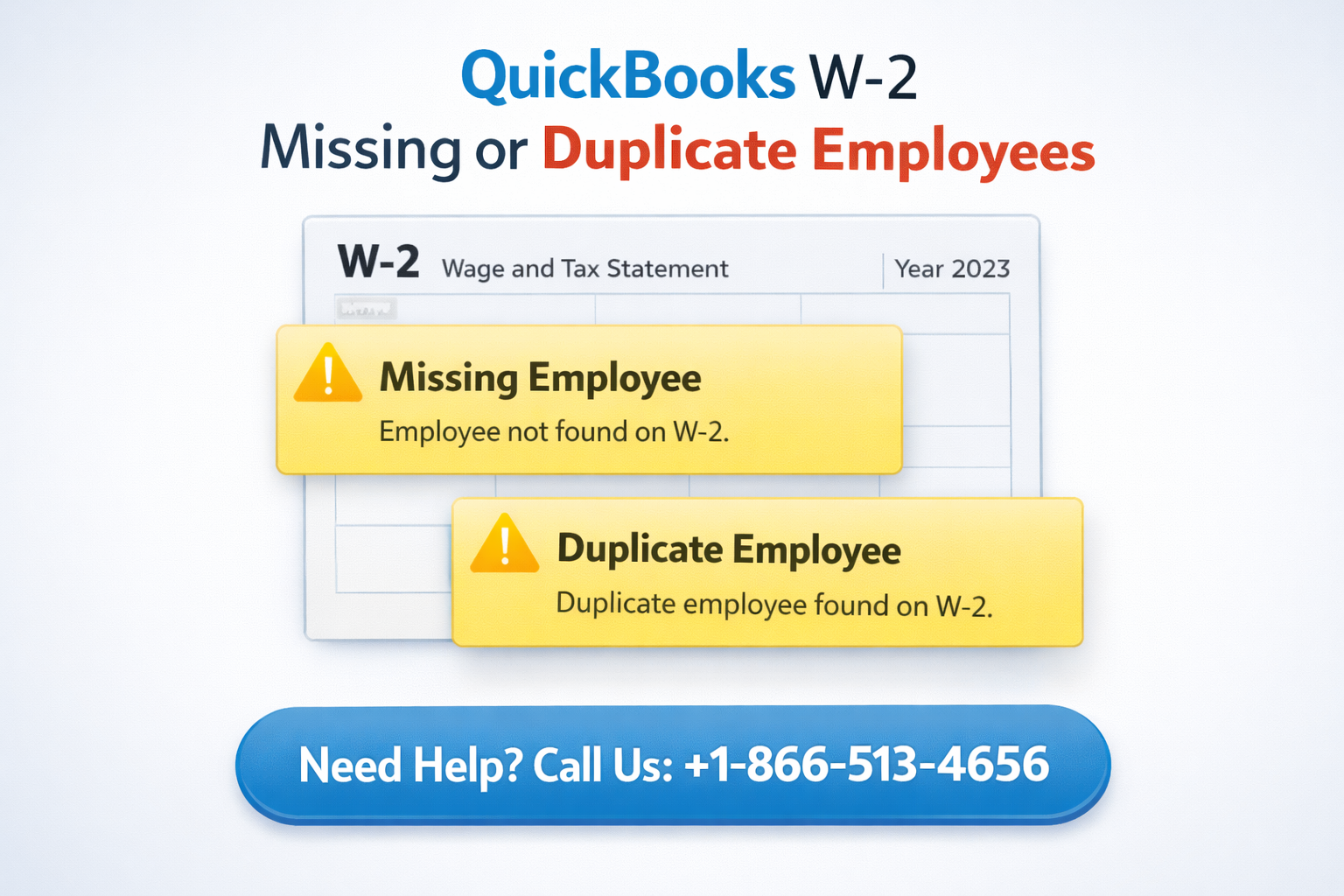How to Fix Missing or Duplicate Employees on W-2 Forms in QuickBooks