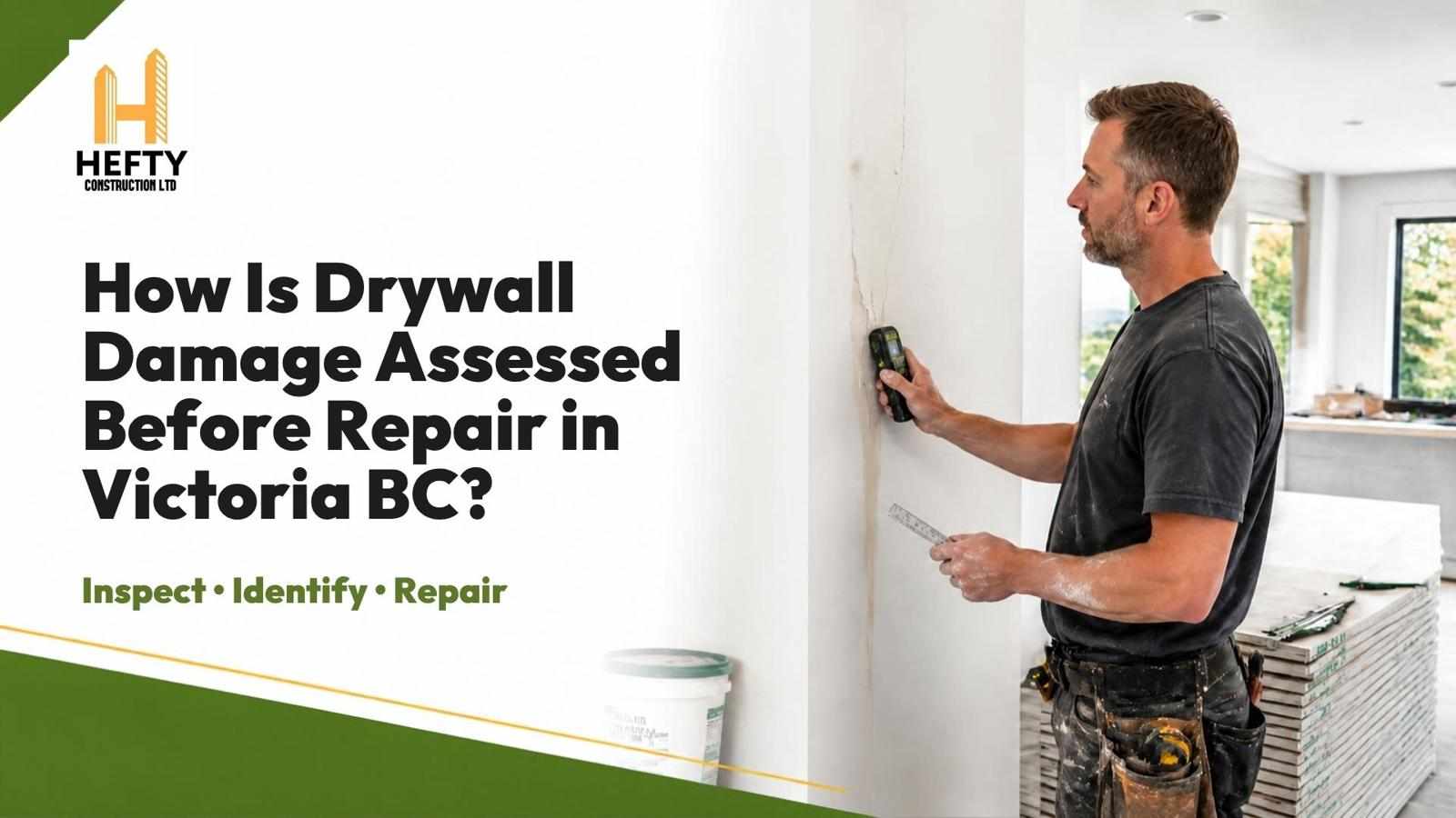 How Is Drywall Damage Assessed Before Repair in Victoria BC?