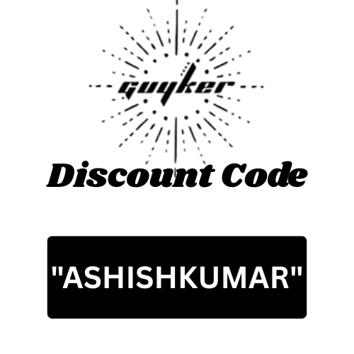 Guyker Discount Code "ASHISHKUMAR" Get 10% Off On All Products!