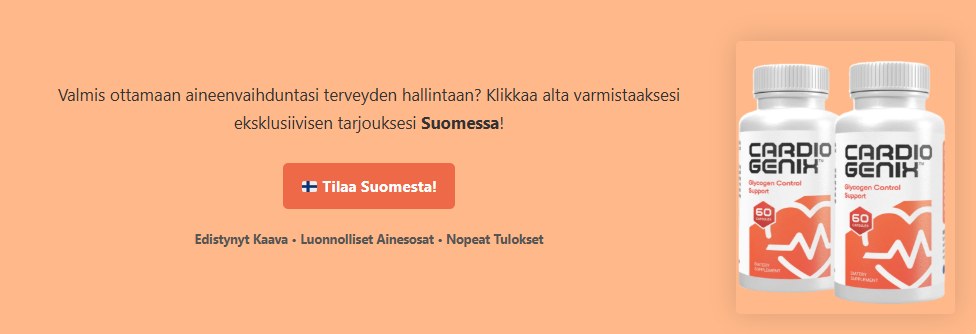 Cardio Genix Glycogen Control FI Arvostelu 2025 – Toimiiko se?