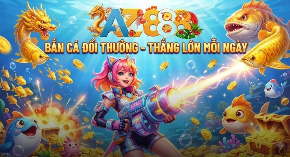 Bắn Cá AZ888 - Sân Chơi Săn Cá Đổi Thưởng Kịch Tính Nhất 2026