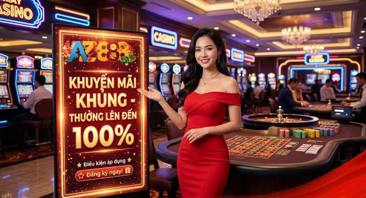 Khuyến Mãi AZ888 - Săn Thưởng Khủng, Tối Ưu Lợi Nhuận Mỗi Ngày!