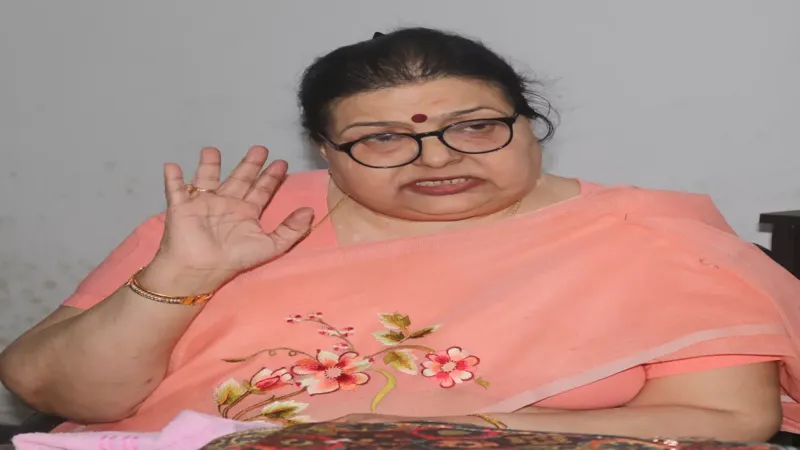 महिला आरक्षण को जातिगत आधार पर बांटना उचित नहीं : डॉ.  चंद्रकला पाडिया से खास बातचीत