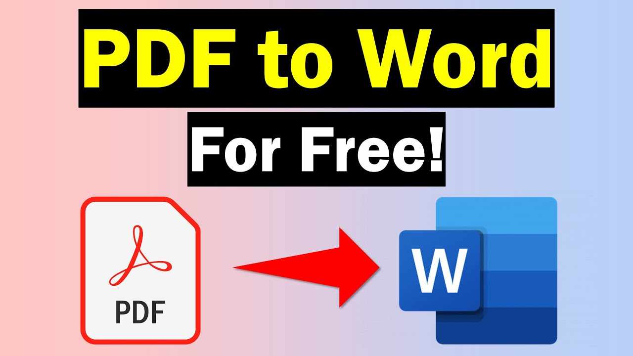 Best PDF to Word Converter for Free