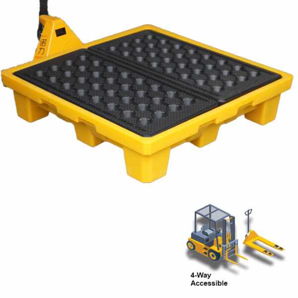 4 Drum Spill Pallet – Reliable Secondary Containment for Industrial Safety