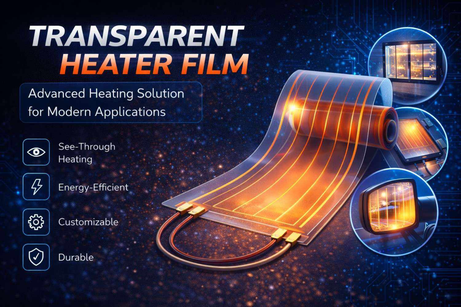 Transparent Heater Film: Advanced Heating Solution for Modern Applications