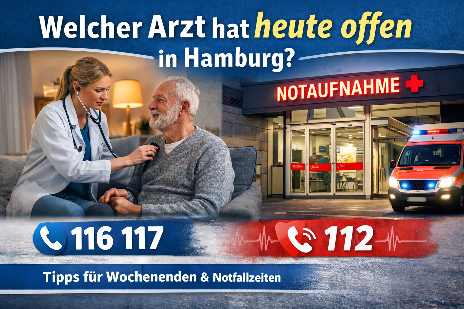 Welcher Arzt hat heute offen in Hamburg? – Orientierung am Wochenende und außerhalb der Sprechzeiten