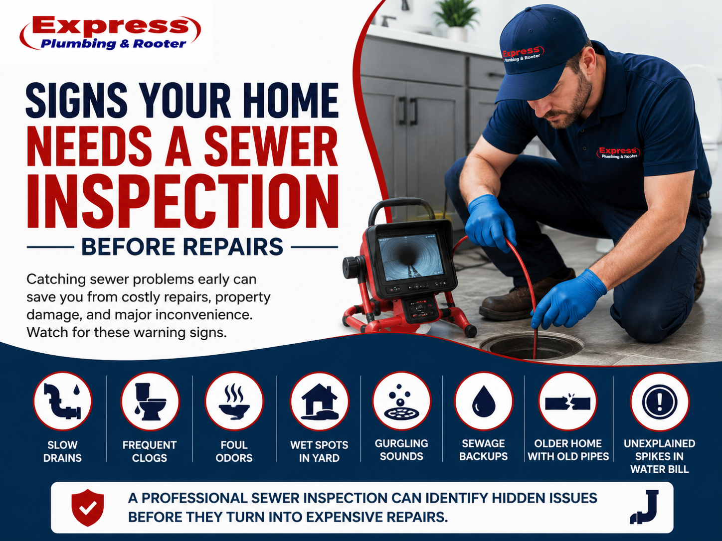 Signs Your Home Needs a Sewer Inspection Before Repairs