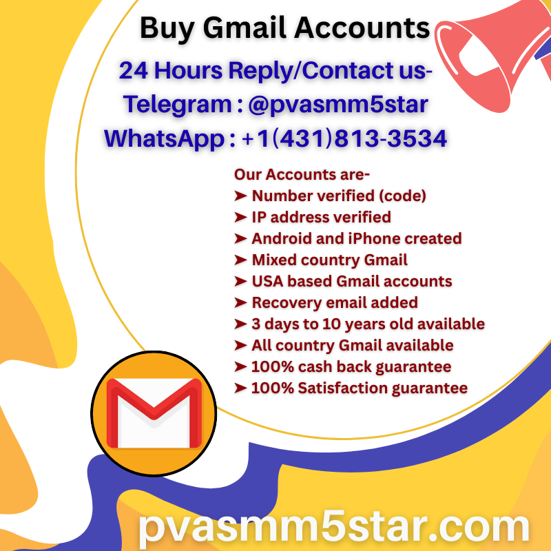 Best 4 Sites to Buy Gmail Accounts in Bulk (PVA & Aged)