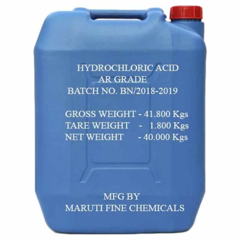 Buy best quality Hydrochloric Acid LR Grade - Maruti Fine Chemicals
