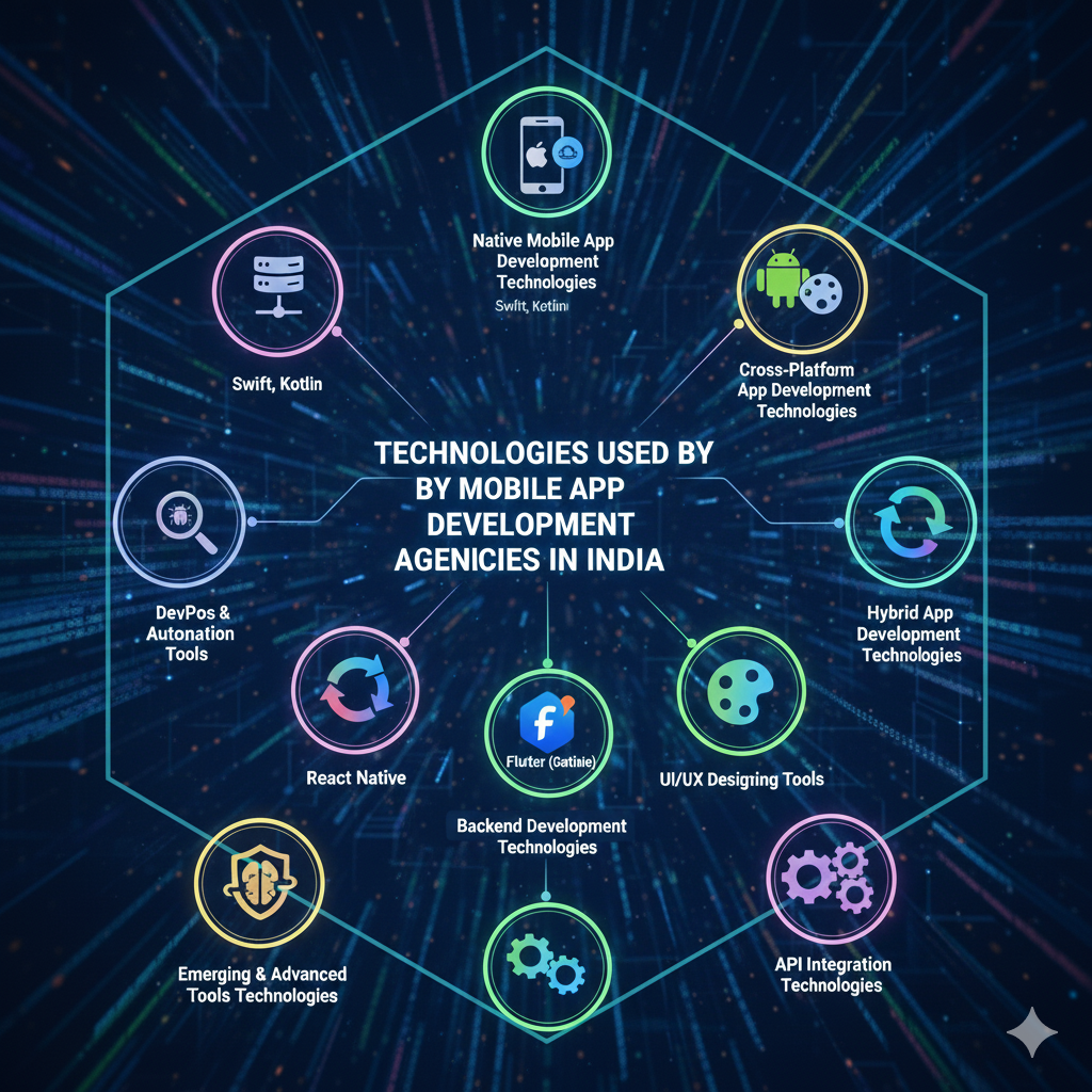 What Technologies Do Mobile App Development Agencies in India Use?
