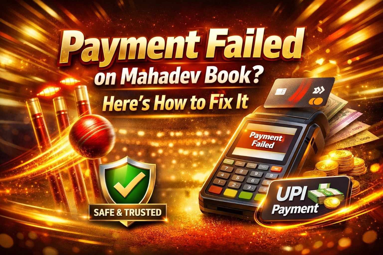 Payment Failed on Mahadev Book? Here’s How to Fix It Step by Step