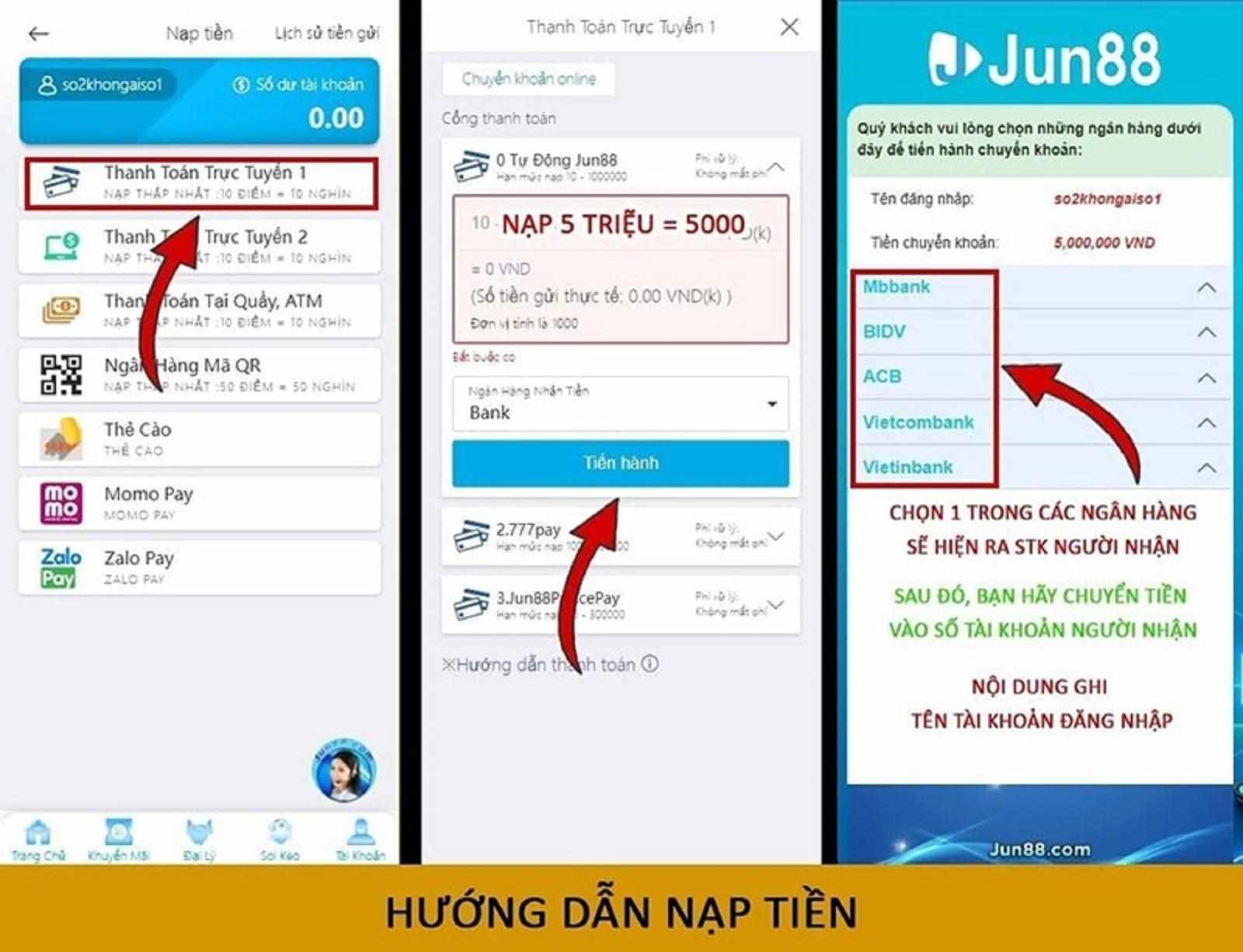 Những lưu ý khi nạp tiền casino Jun88 để tránh rủi ro