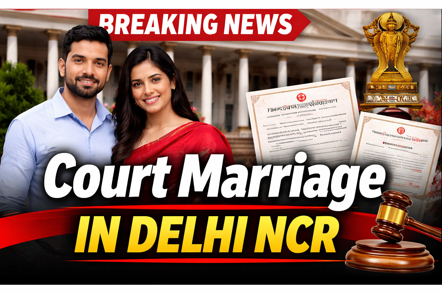 Court Marriage in Delhi NCR – Complete Legal Marriage Solution