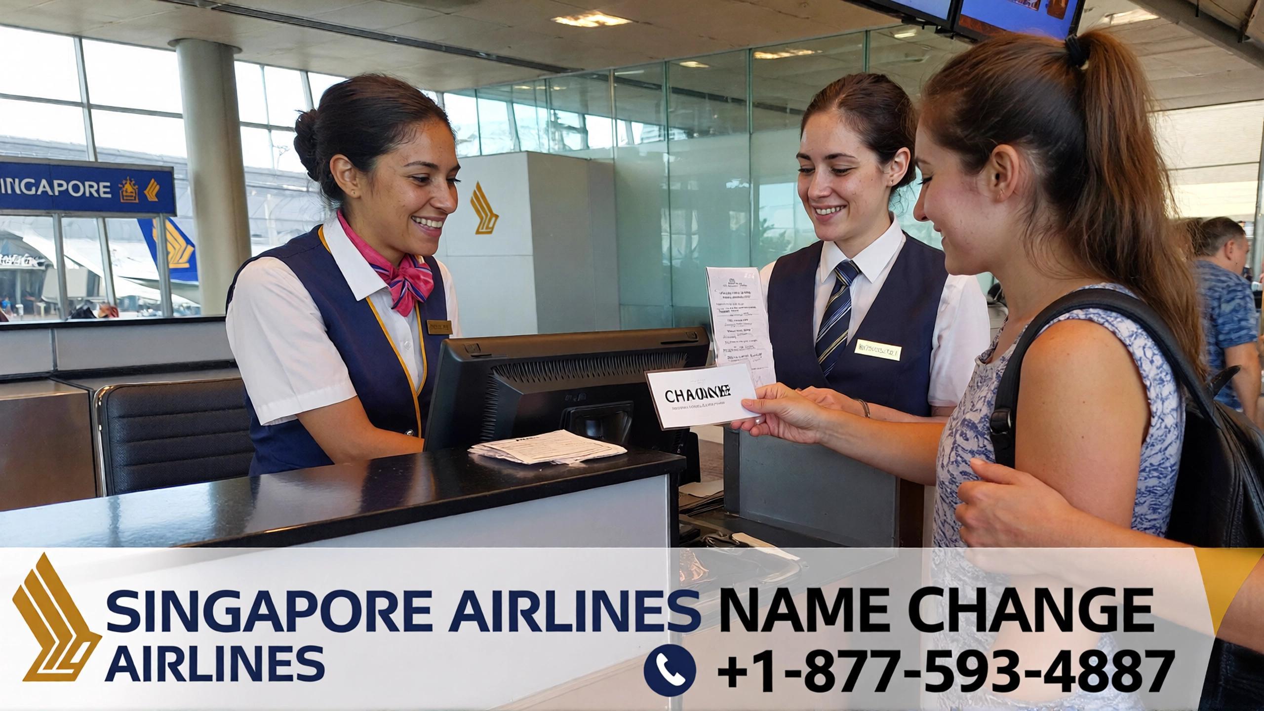 Singapore Airlines Name Change Fee | International Ticket Policies & Costs