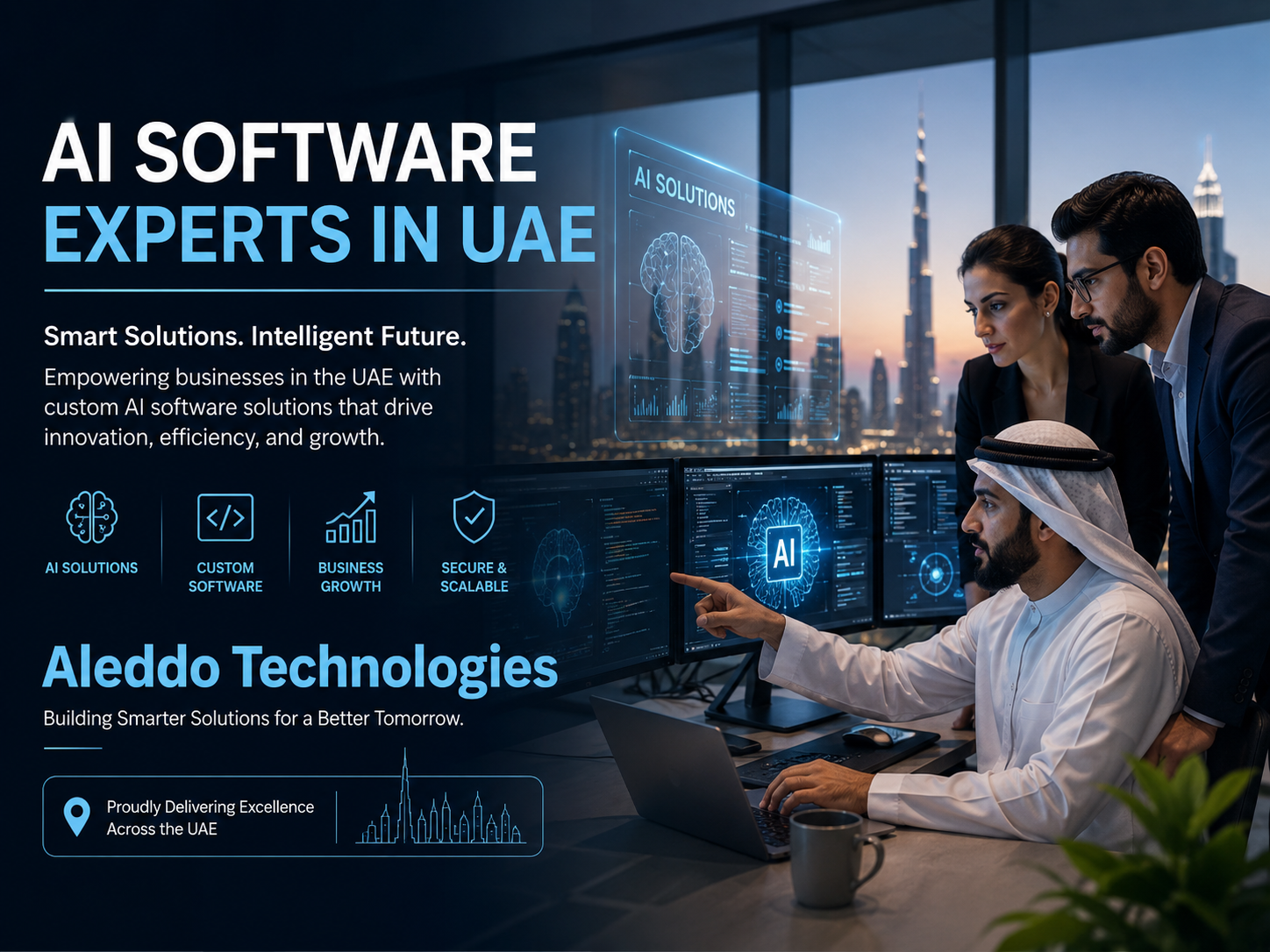 AI Software Experts in UAE | Custom AI Solutions by Aleddo Technologies