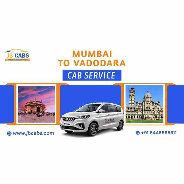 Mumbai to Vadodara Cab Service by JB Cabs