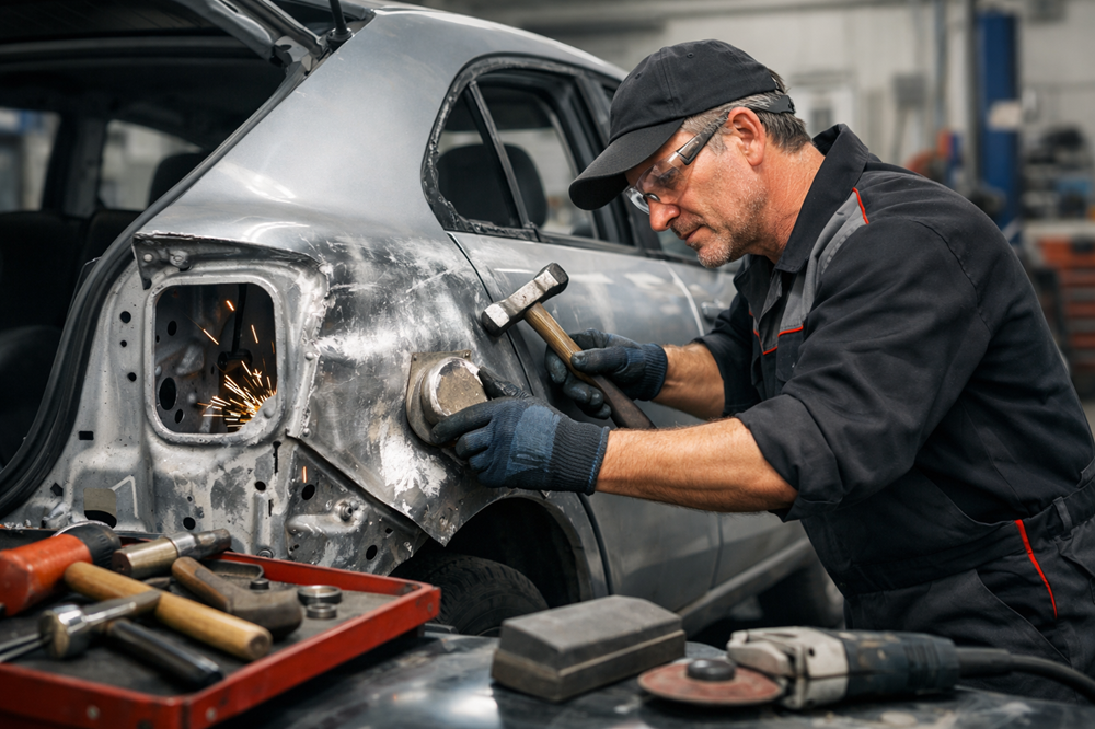 How Expert Panel Beating Restores Your Car to Factory Condition