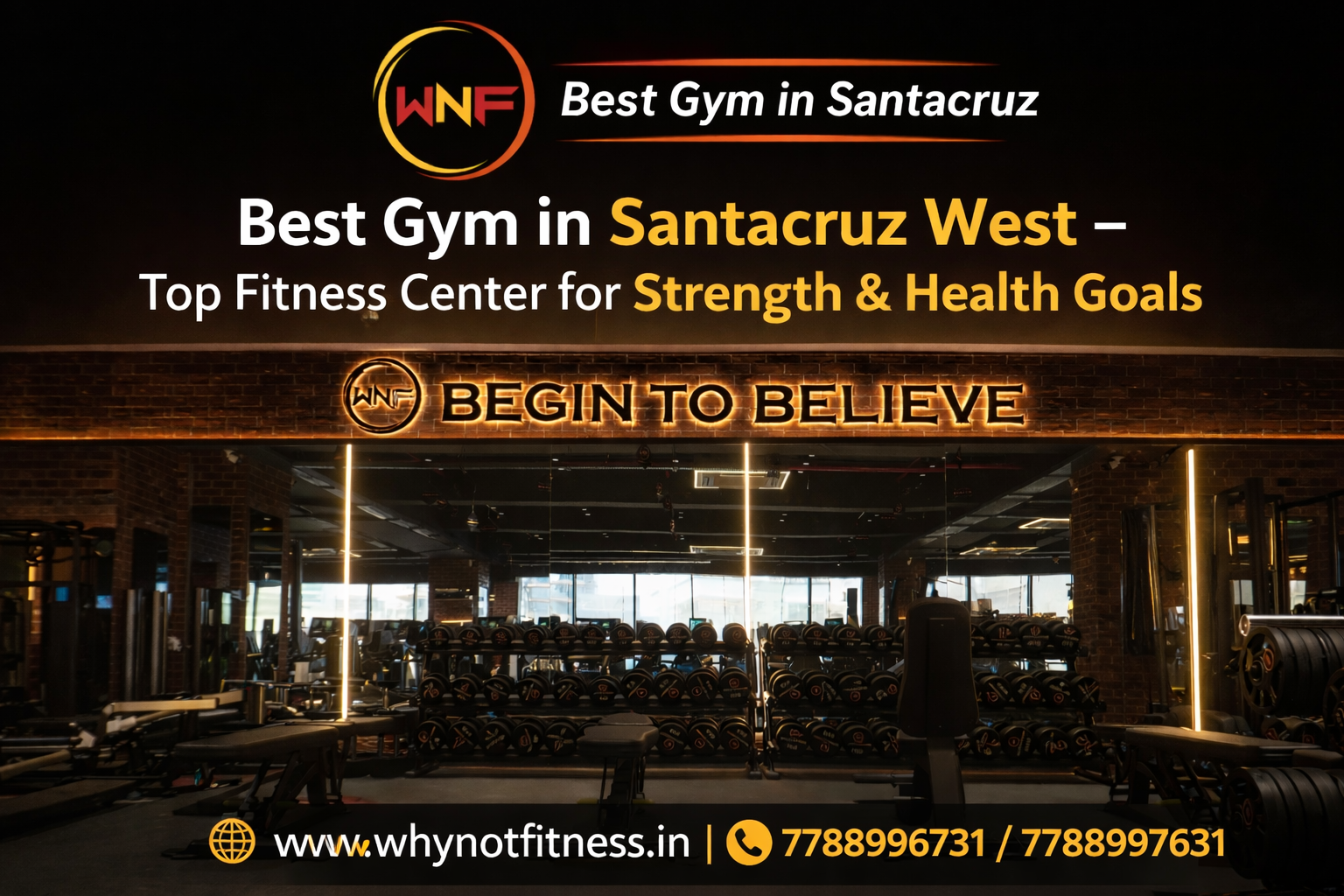 Best Gym in Santacruz West – Top Fitness Center for Strength & Health Goals