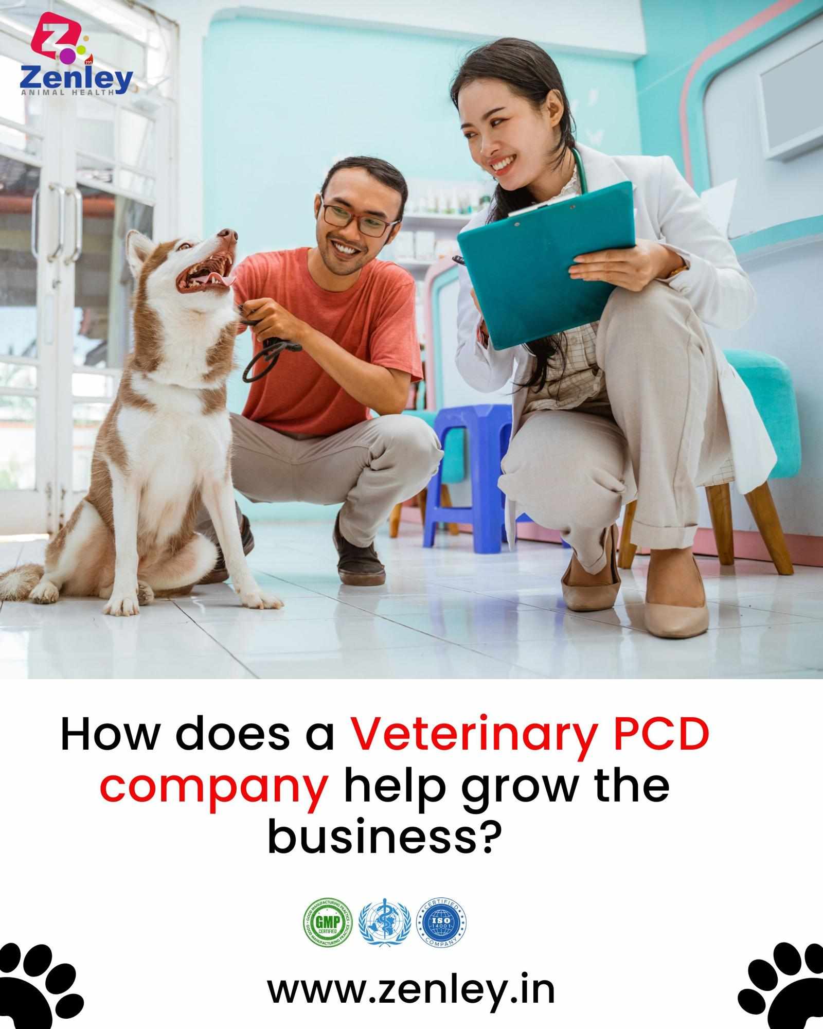 How does a Veterinary PCD company help grow the business?