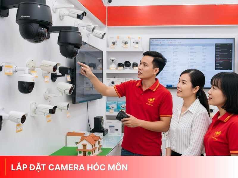 Dịch vụ lắp đặt camera Hóc Môn UY TÍN an toàn