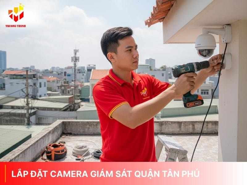 Lắp đặt camera tại quận Tân Phú GIÁ RẺ