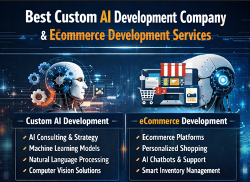 Best Custom AI Development Company & eCommerce Development Services for Future-Ready Businesses