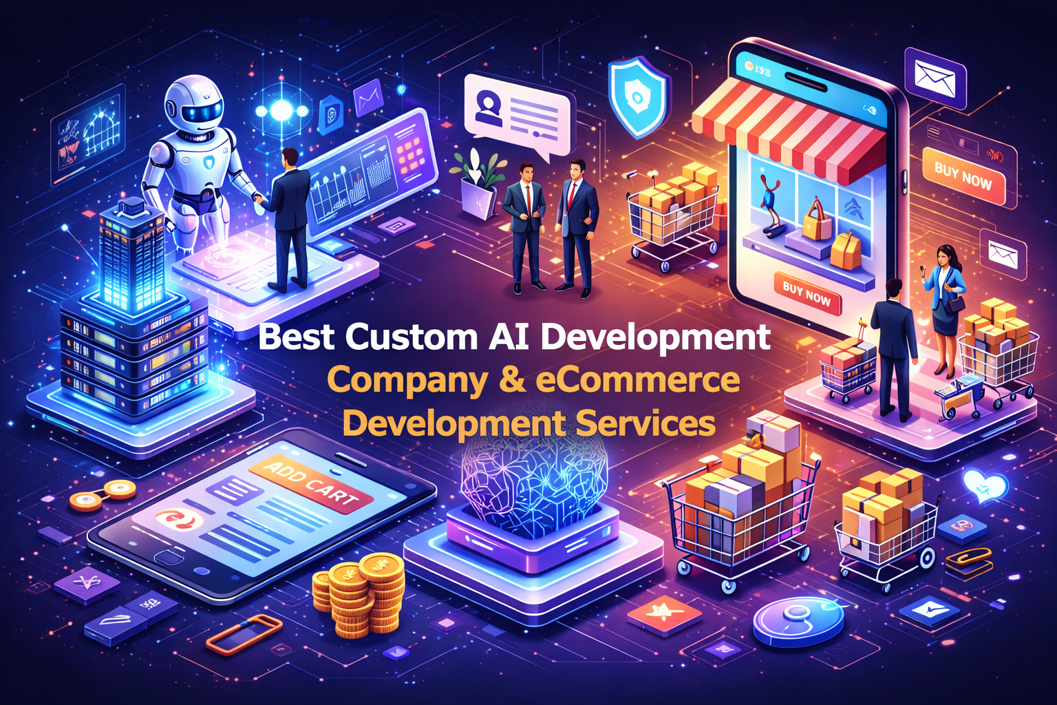 Why the Best Custom AI Development Company and eCommerce Development Services Are Essential for Digital Success