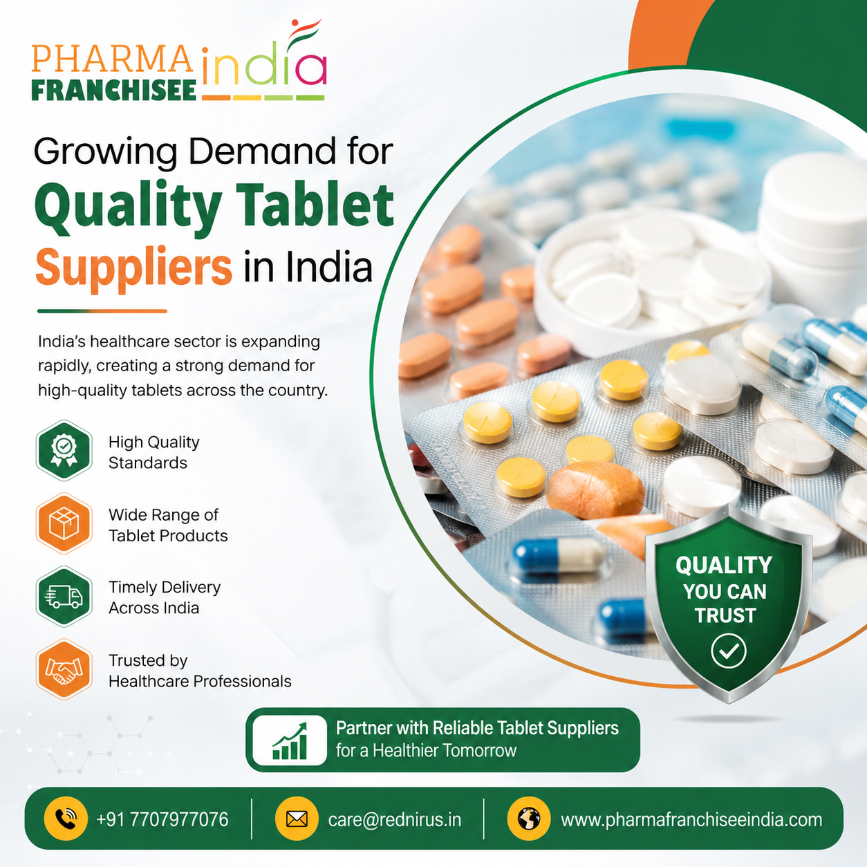 Growing Demand for Quality Tablet Suppliers in India