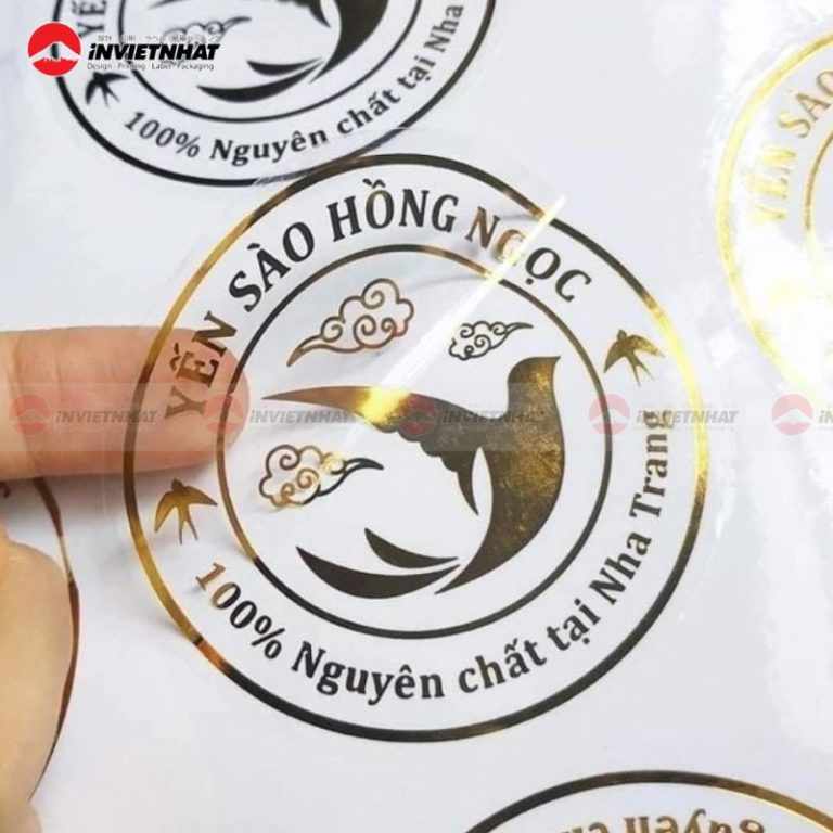 Tem Ép Kim - Chiếc Áo Choàng Lộng Lẫy Của Sản Phẩm Việt