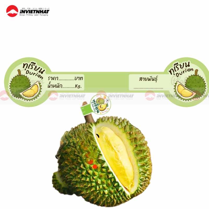 In Tem Sầu Riêng - Bước Đệm Để Xây Dựng Thương Hiệu Tỷ Đồng