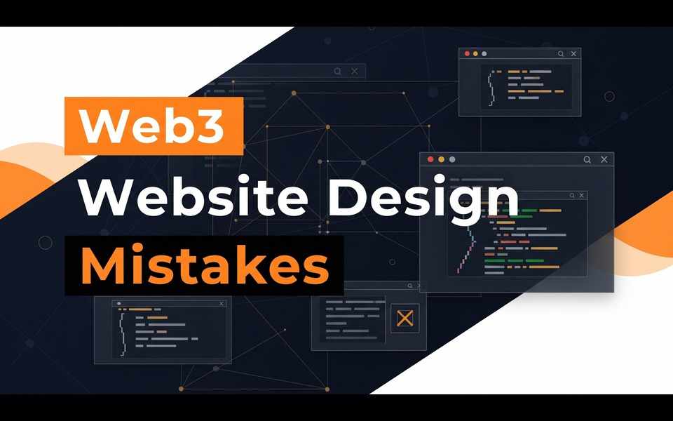 Top Web3 Website Design Mistakes and How to Avoid Them