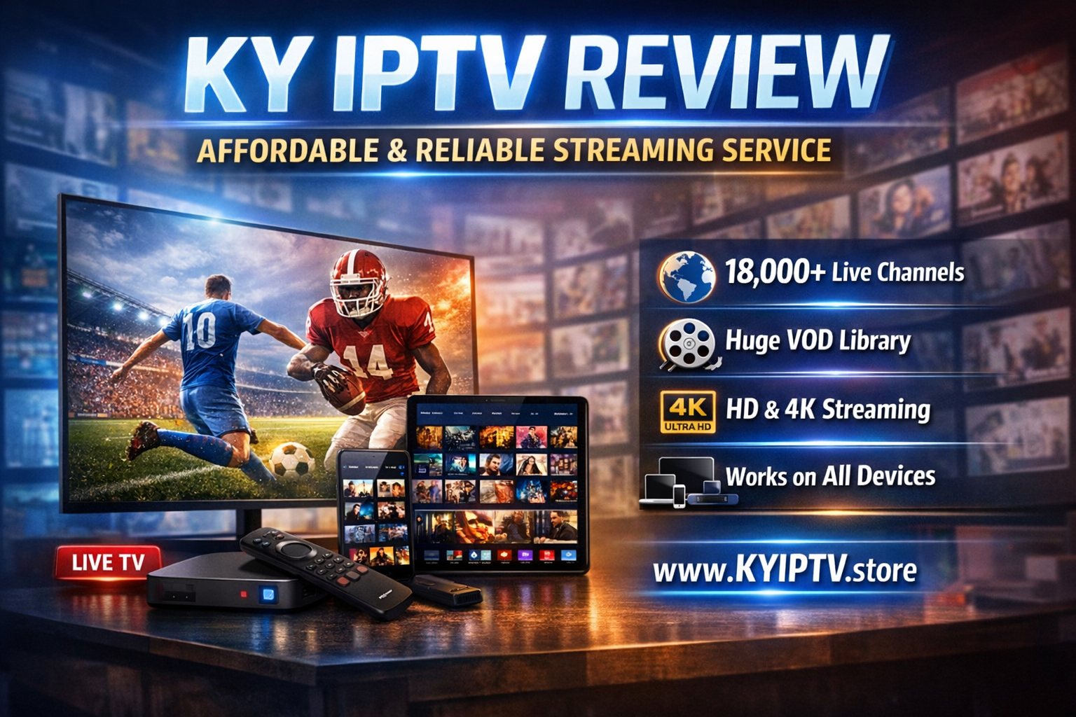 KY IPTV Review – Affordable & Reliable Streaming Service