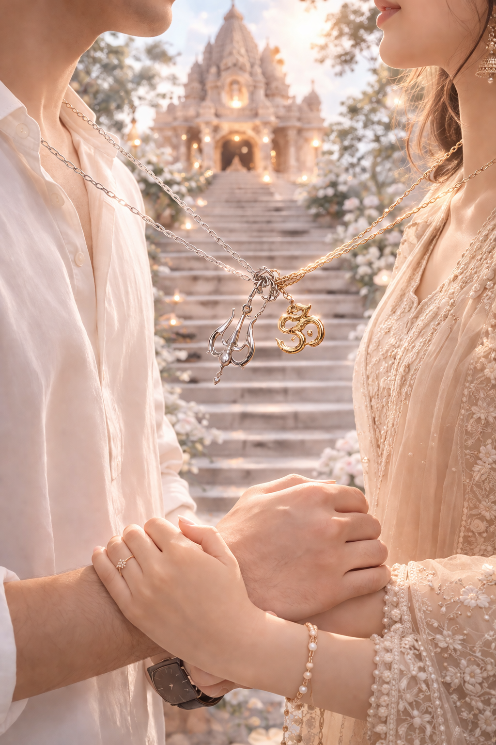 The idol of the goddess stood before them— silent witness to a moment that felt anything but ordinary