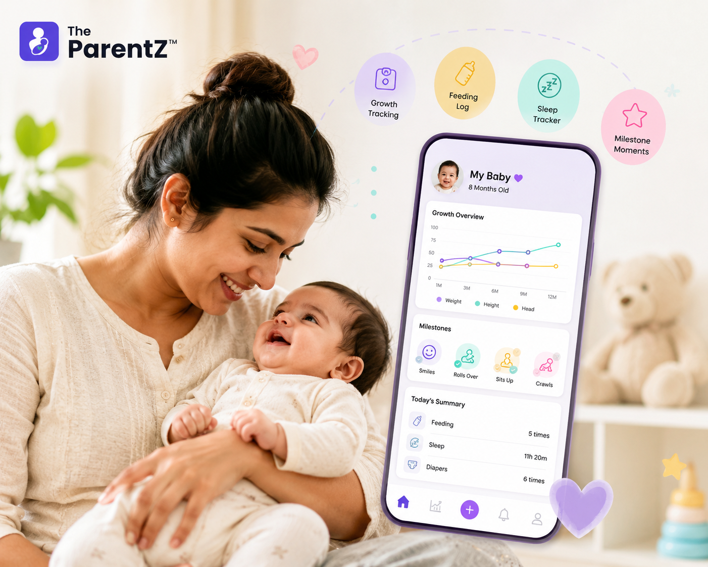 Common Baby Growth Concerns and How a Tracker App Helps Parents Stay Informed