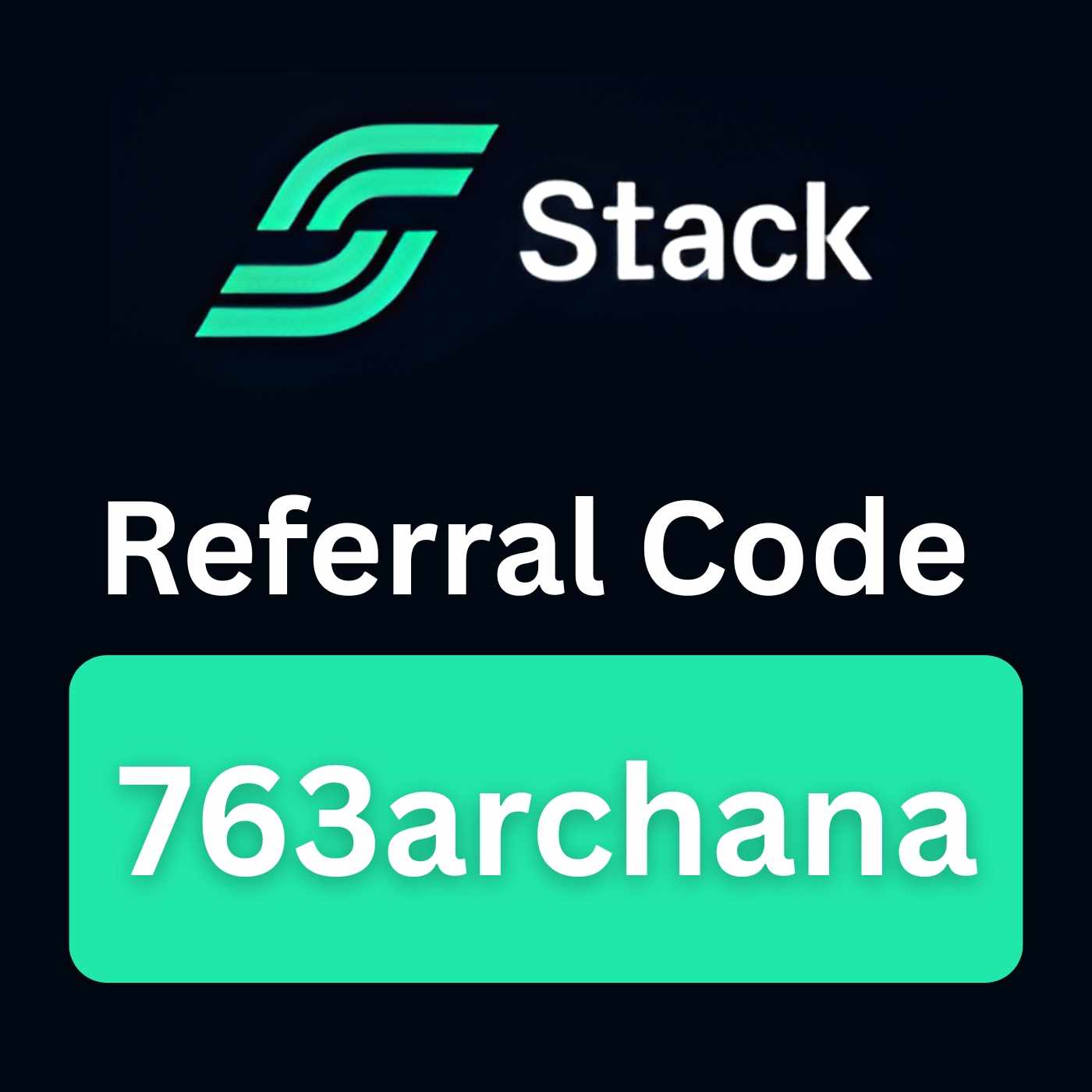 Stack Trading Referral Code " 763archana " Get 10% Off On Your Trading Fees