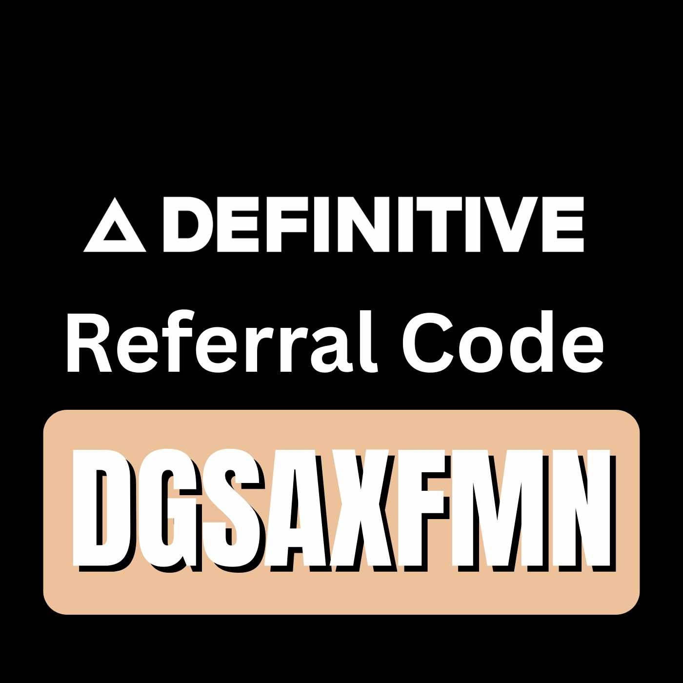 Definitive.fi Referral Code "DGSAXFMN" – Get 10% OFF on Trading Fees Instantly