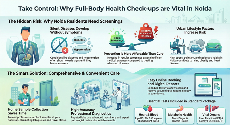 Blood Test at Home in Noida: Safe, Quick & Hassle-Free Services