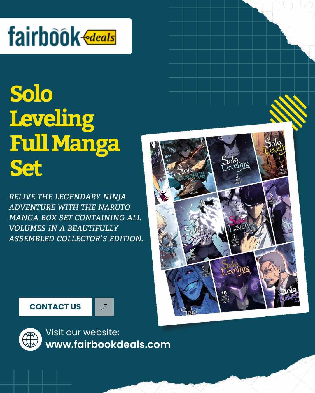 Solo Leveling Full Manga Set – Complete Edition